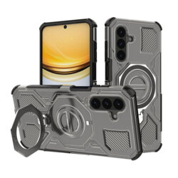 Husa Samsung Galaxy A37 5G Techsuit Carbon Shield PRO, fumuriu