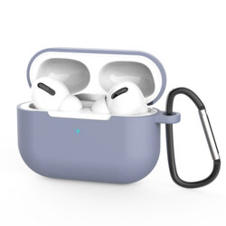 Husa AirPods Pro 3 Techsuit Silicone Case, mov cenusiu