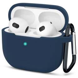 Husa Apple AirPods 3 Techsuit Silicone Case, bleumarin
