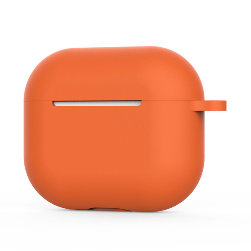 Husa AirPods 4 Techsuit Silicone Case, portocaliu