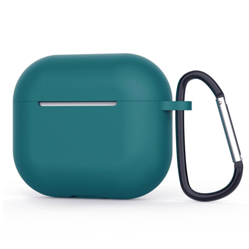 Husa AirPods 4 Techsuit Silicone Case, teal