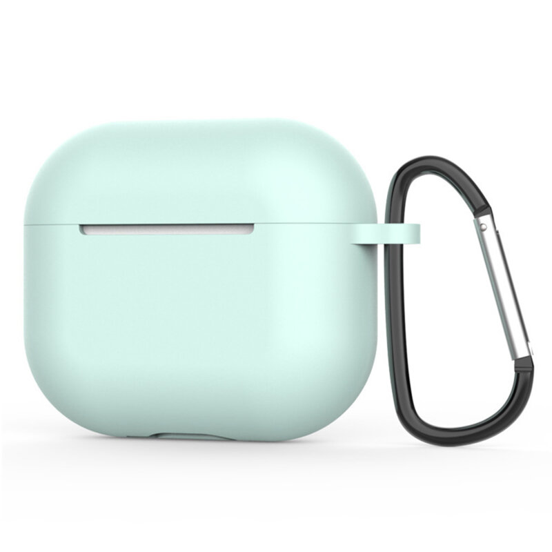 Husa AirPods 4 Techsuit Silicone Case, cyan