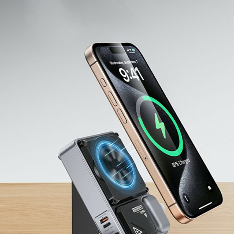 Power bank MagSafe, USB, Lightning, Type-C, 10000mAh Yesido, YP89