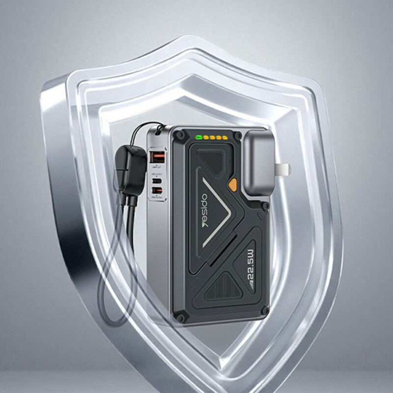 Power bank MagSafe, USB, Lightning, Type-C, 10000mAh Yesido, YP89