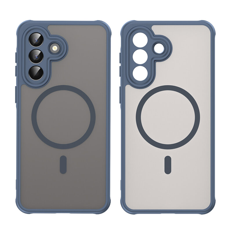 Husa Samsung Galaxy A57 5G Techsuit HaloFrost II MagSafe, bleumarin