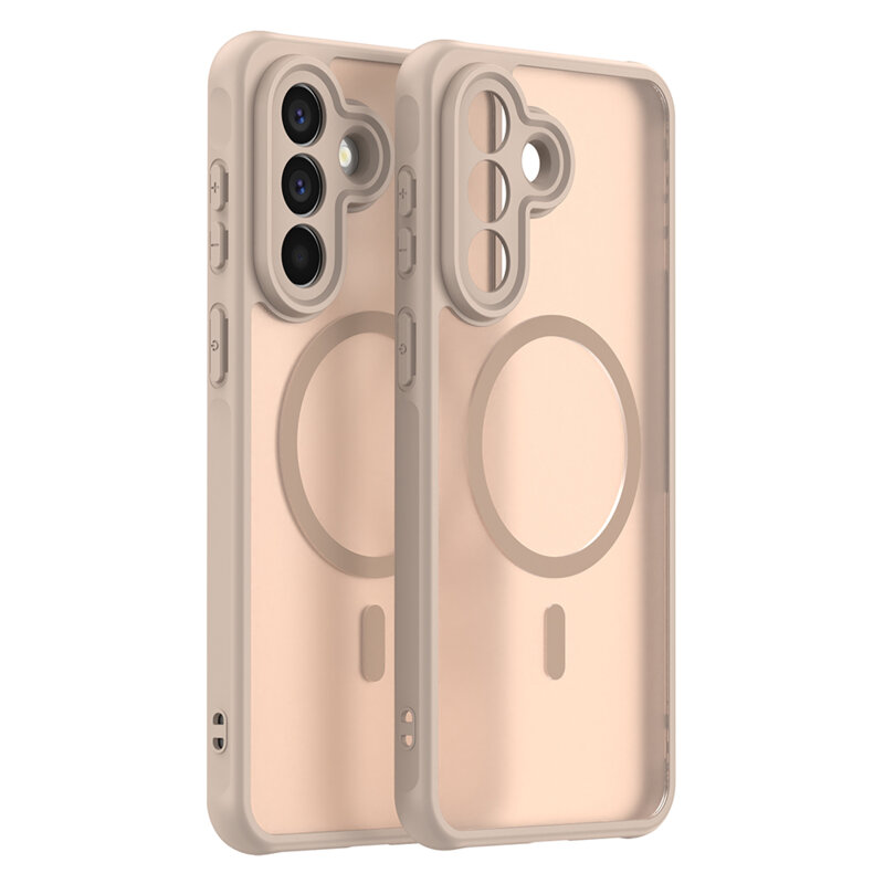 Husa Samsung Galaxy A57 5G Techsuit HaloFrost II MagSafe, auriu