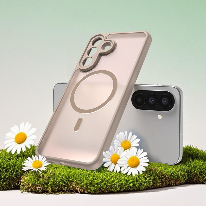 Husa Samsung Galaxy A57 5G Techsuit HaloFrost II MagSafe, auriu