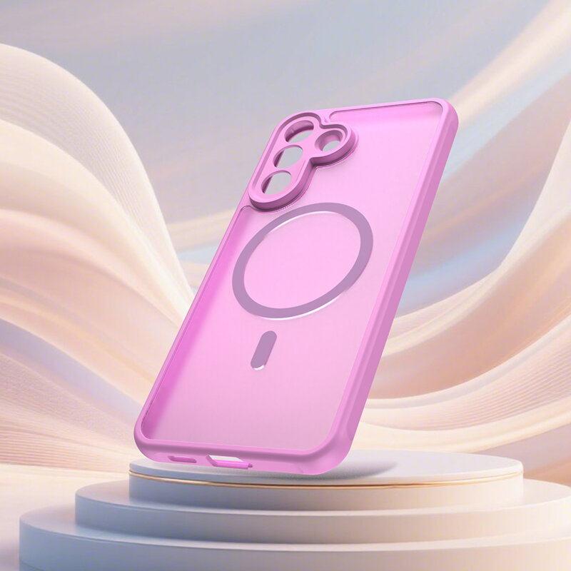 Husa Samsung Galaxy A57 5G Techsuit HaloFrost II MagSafe, roz