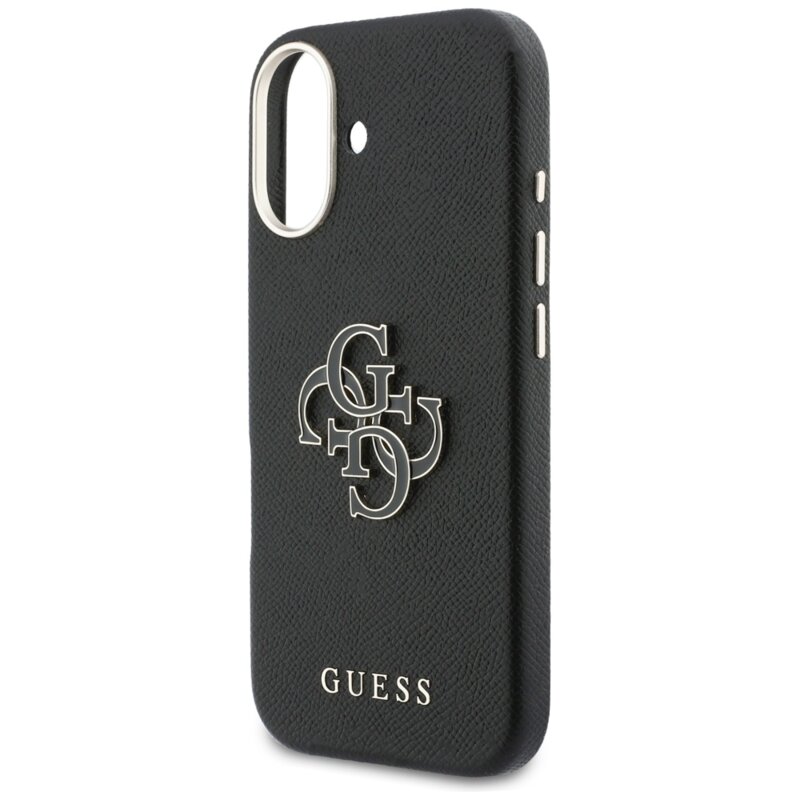 Husa originala Guess iPhone 17 Hardcase Resin Logo, negru, GUHCP17S5PS4RGGK