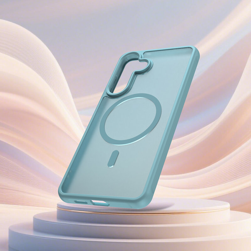 Husa Samsung Galaxy S26 Plus Techsuit HaloFrost II MagSafe, verde menta