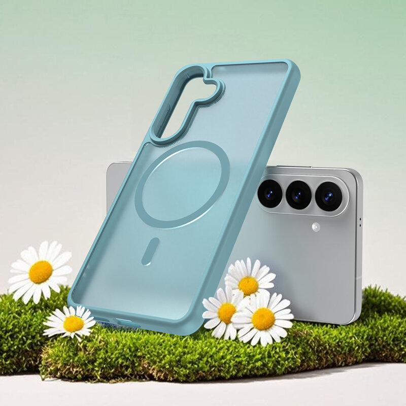 Husa Samsung Galaxy S26 Plus Techsuit HaloFrost II MagSafe, verde menta