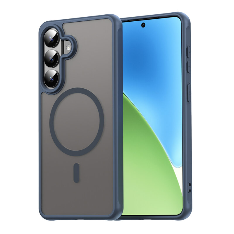 Husa Samsung Galaxy S26 Plus Techsuit HaloFrost II MagSafe, bleumarin