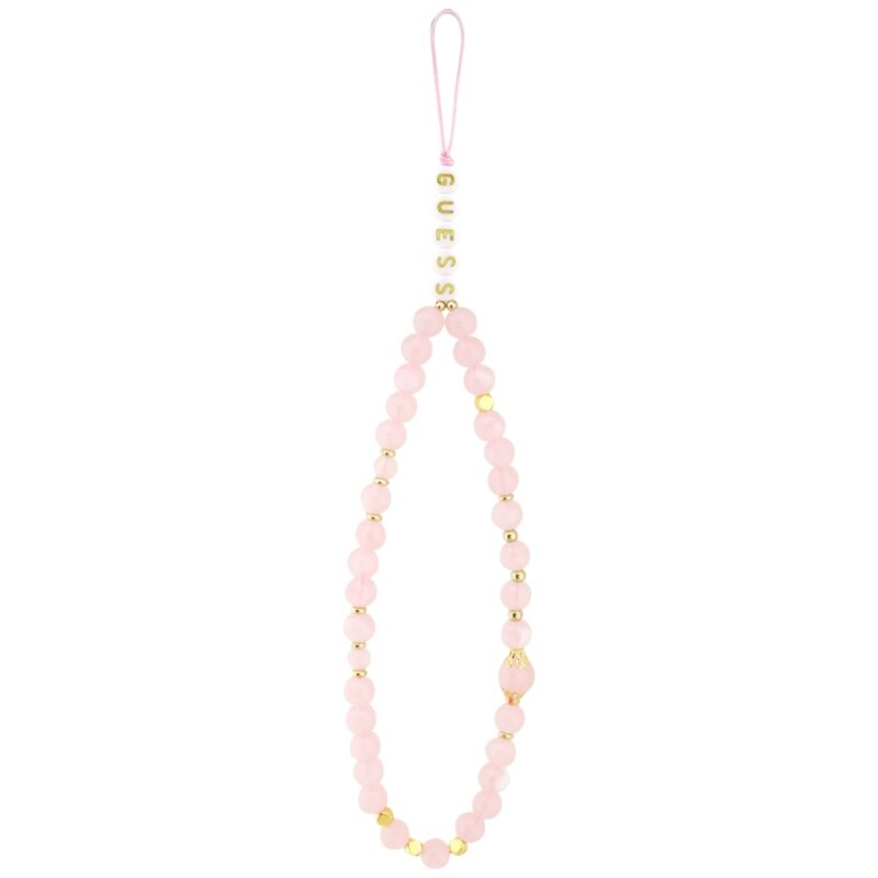 Husa originala Guess iPhone 17 Pro Hardcase 4G with Strap Triangle Logo MagSafe, roz, GUHMP17LP4TSDPPSP