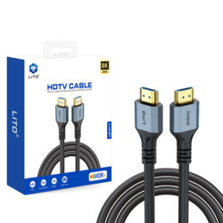 Cablu HDMI la HDMI 8K@60Hz, Color RGB 4.4:4 HDR Lito LD-H11, 1.8m, negru