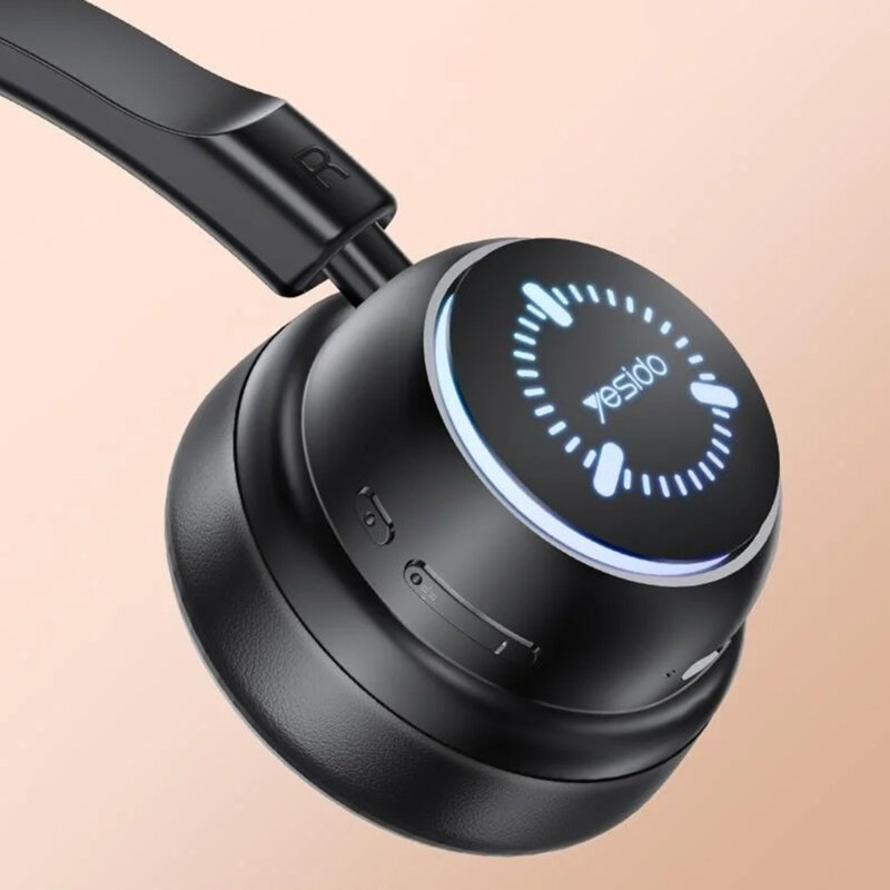 Casti pentru copii over-ear Bluetooth Yesido EP15, 300mAh, negru