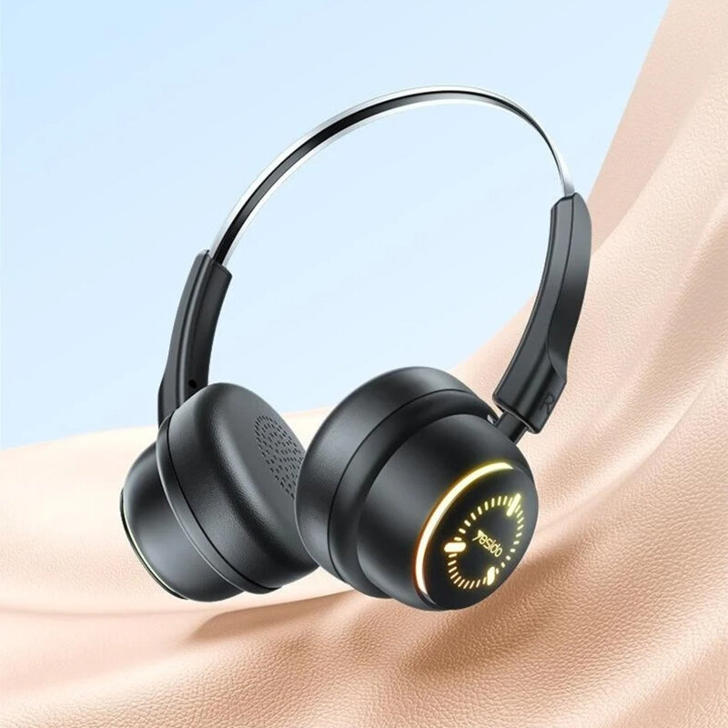 Casti pentru copii over-ear Bluetooth Yesido EP15, 300mAh, negru