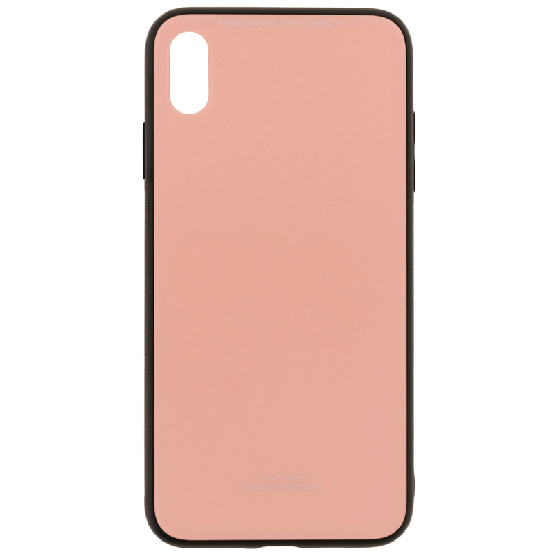 Husa iPhone XS Max Glass Series - Roz