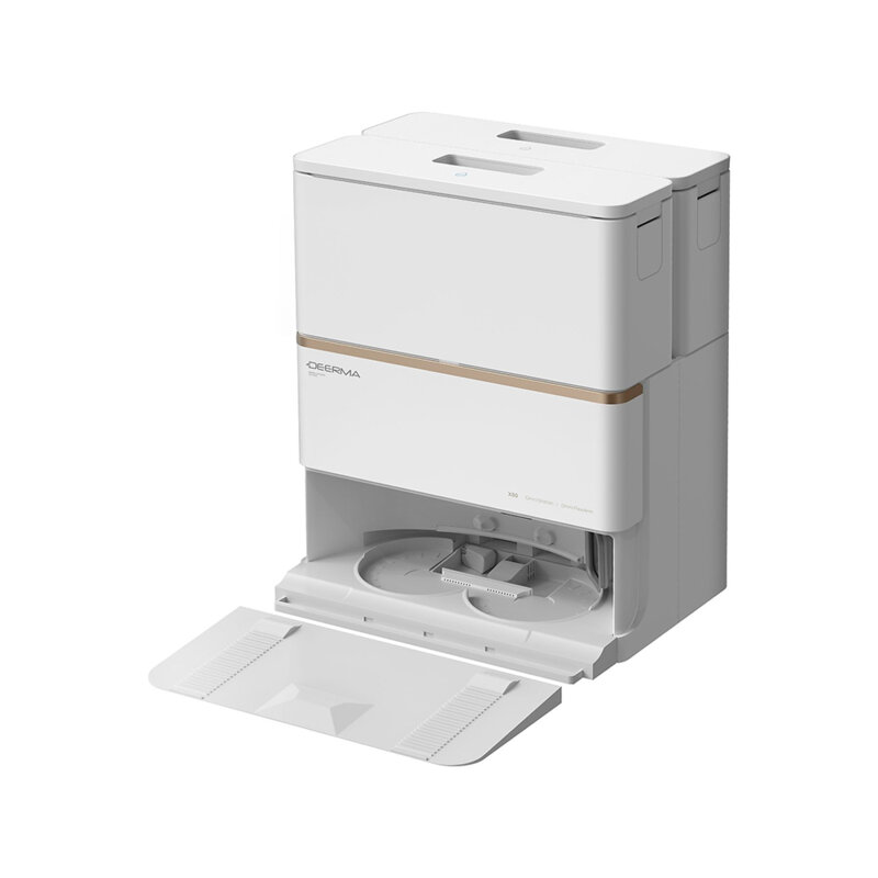 Aspirator robot cu mop, statie Deerma X80, 15000Pa, 5200mAh, 50W