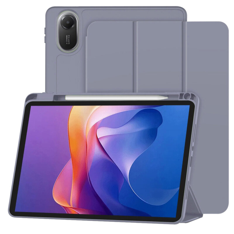 Husa Xiaomi Redmi Pad 2 Techsuit Flex Trifold Pen, mov