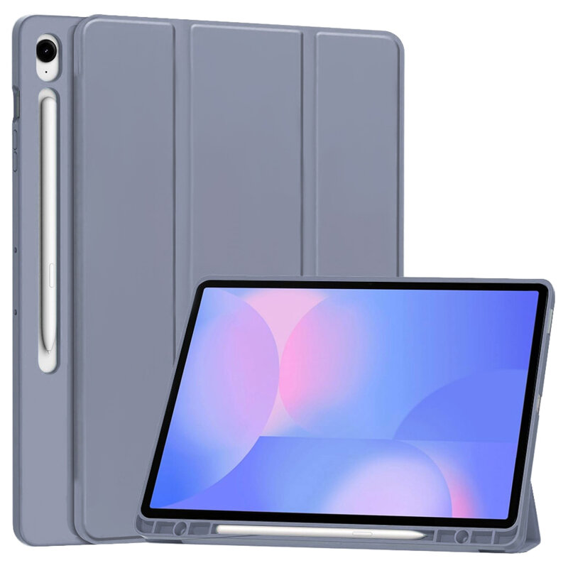 Husa Samsung Galaxy Tab S10 FE Plus Techsuit Flex Trifold Pen, mov