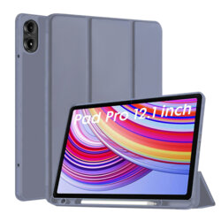 Husa Xiaomi Poco Pad Techsuit Flex Trifold Pen, mov
