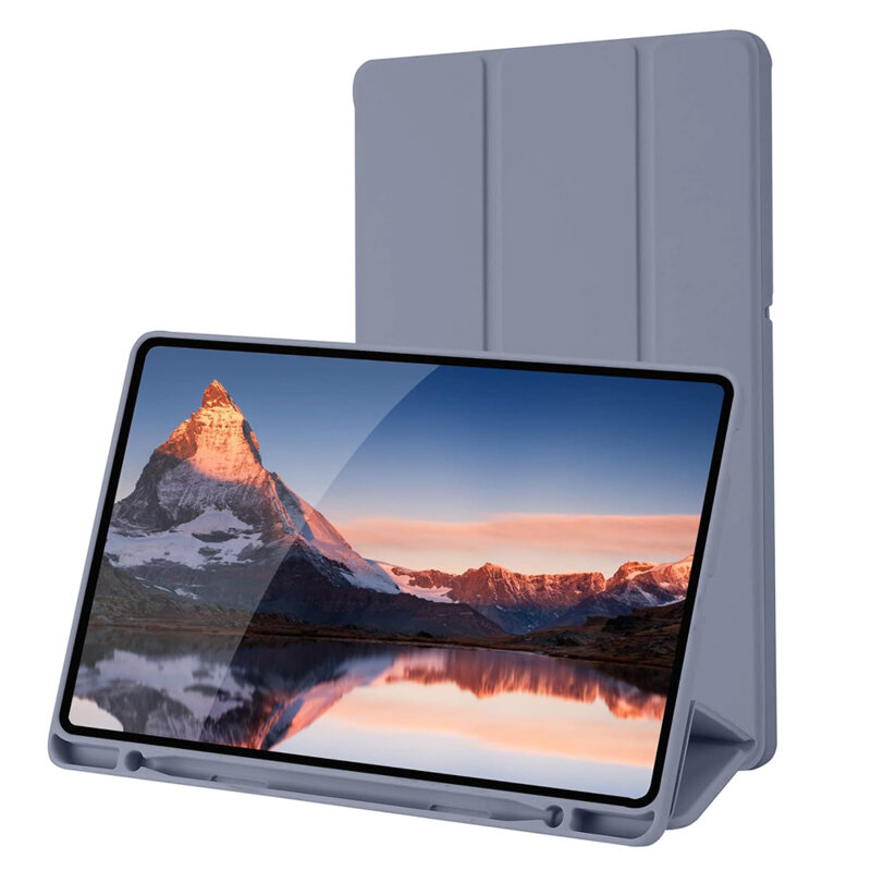 Husa Samsung Galaxy Tab S6 Lite 2024 Techsuit Flex Trifold Pen, mov