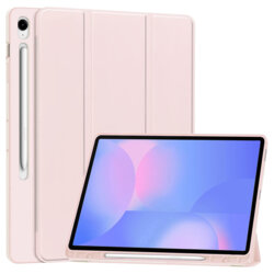 Husa Samsung Galaxy Tab S10 FE Plus Techsuit Flex Trifold Pen, roz