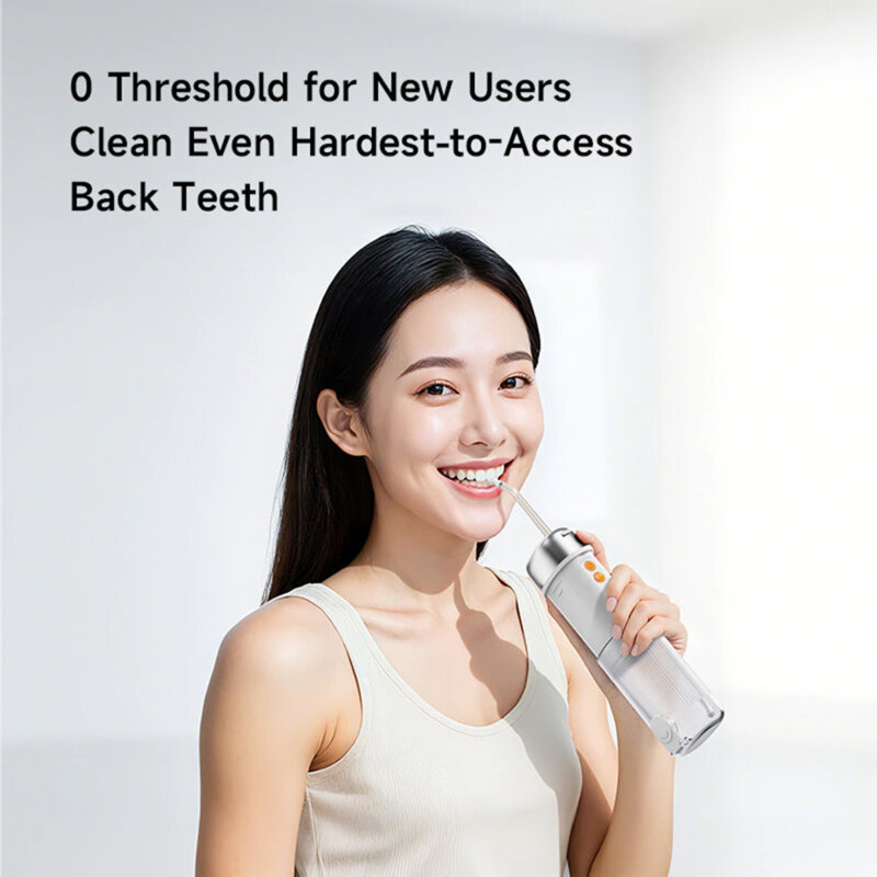 Irigator bucal portabil cu rezervor detasabil Deerma CY01, alb