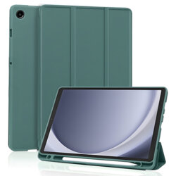Husa Samsung Galaxy Tab A11 Techsuit Flex Trifold Pen, verde inchis
