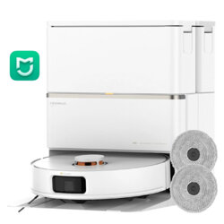 Aspirator robot cu mop, statie Deerma X80, 15000Pa, 5200mAh, 50W