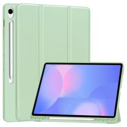 Husa Samsung Galaxy Tab S10 FE Plus Techsuit Flex Trifold Pen, verde deschis