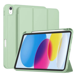 Husa iPad 11 (2025) Techsuit Flex Trifold Pen, verde deschis