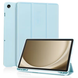 Husa Samsung Galaxy Tab A11 Plus Techsuit Flex Trifold Pen, bleu