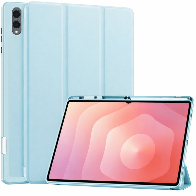 Husa Samsung Galaxy Tab S11 Ultra Techsuit Flex Trifold Pen, bleu