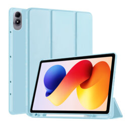 Husa Xiaomi Redmi Pad 2 Pro Techsuit Flex Trifold Pen, bleu