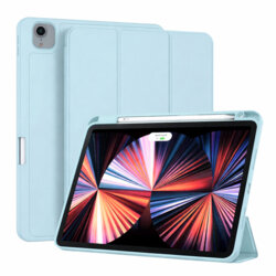Husa iPad Pro 2018 11.0 A1980/A1979 Techsuit Flex Trifold Pen, bleu