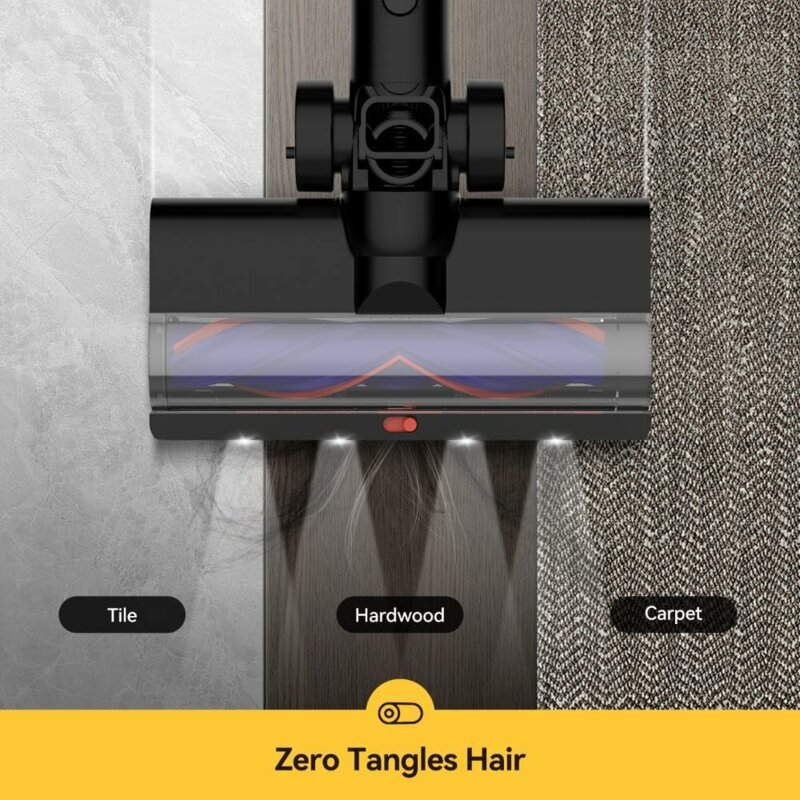 Aspirator vertical HEPA, LED Deerma T50W XT Station, 27kPa, 600W