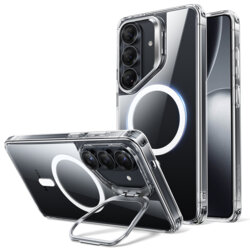 Husa Samsung Galaxy S26 Plus ESR Classic Hybrid HaloLock Kickstand, transparenta