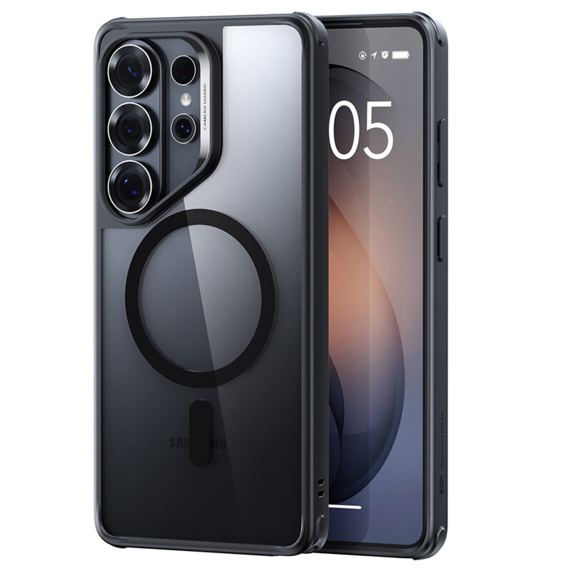 Husa Samsung Galaxy S26 Ultra ESR Classic Hybrid HaloLock, negru/transparenta