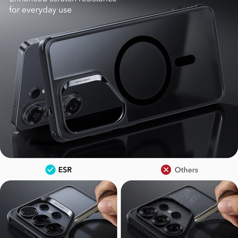 Husa Samsung Galaxy S26 Ultra ESR Classic Hybrid HaloLock, negru frost