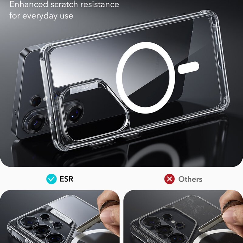 Husa Samsung Galaxy S26 Ultra ESR Classic Hybrid HaloLock, transparenta