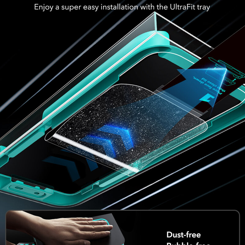 Folie sticla Samsung Galaxy S26 Ultra ESR Armorite Screen Protector Privacy, negru