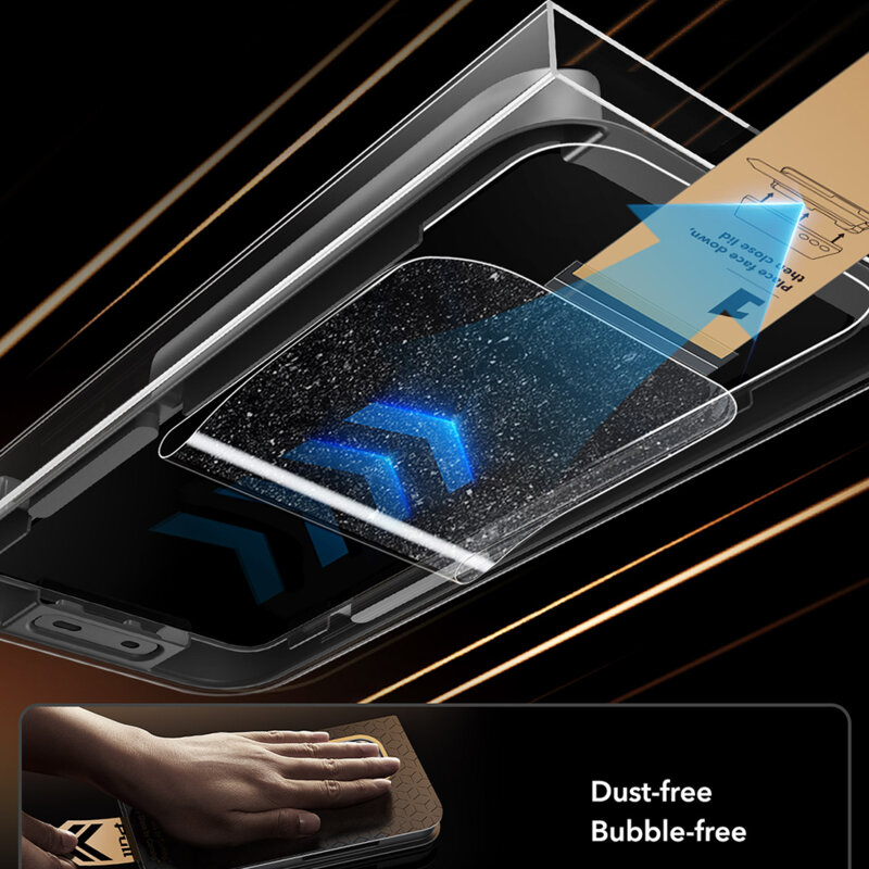 Folie sticla Samsung Galaxy S26 Ultra ESR Corning Gorilla Glass UltraFit™, transparenta