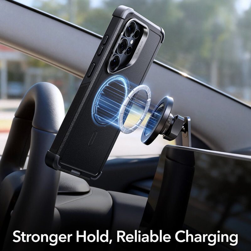 Husa Samsung Galaxy S26 Ultra ESR Cyber Armor Kickstand, albastru