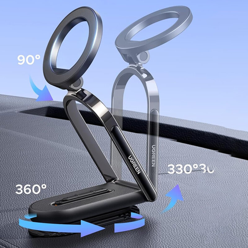 Suport telefon auto magnetic, rotativ 360° Ugreen, 65558