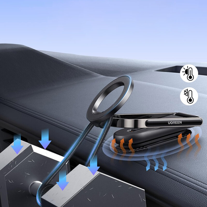 Suport telefon auto magnetic, rotativ 360° Ugreen, 65558