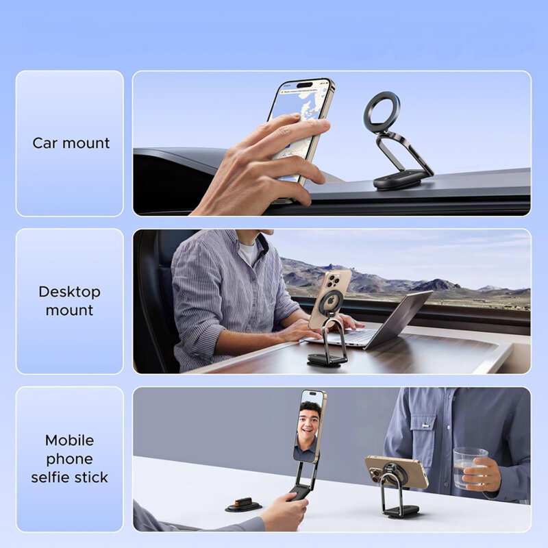 Suport telefon auto magnetic, rotativ 360° Ugreen, 65558