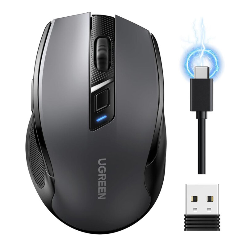 Mouse wireless ergonomic, multi-mode 500mAh Ugreen MU006S, 85082