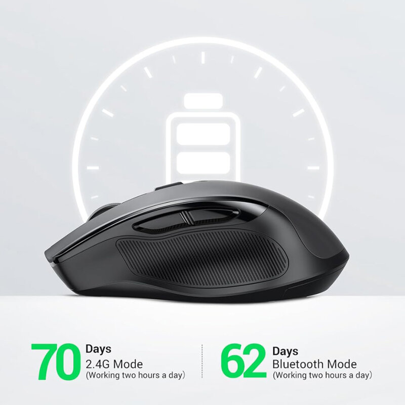 Mouse wireless ergonomic, multi-mode 500mAh Ugreen MU006S, 85082