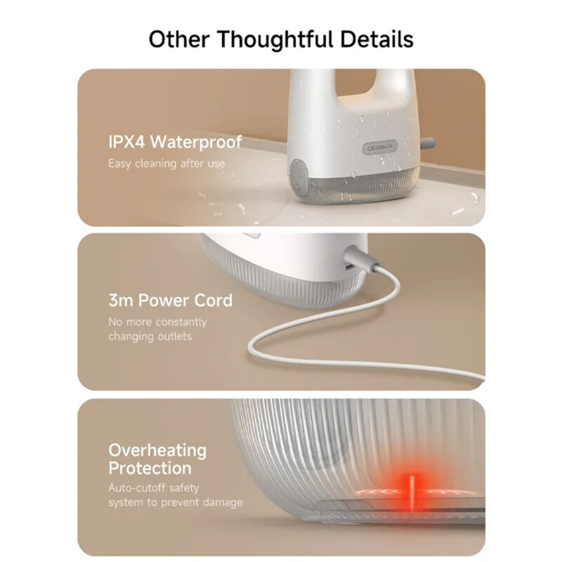 Aparat de curatat cu abur portabil Deerma (ZQ01), 1300W, 100°C